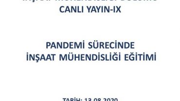 Pandemi Sürecinde İnşaat Mühendisliği Eğitimi