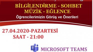 Öğrencilerimizle Online Moral ve Motivasyan Etkinliği