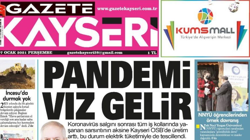 Yerel Gazetede Bölümümüz Öğrencilerinin Farkındalık Projesine Yer Verildi