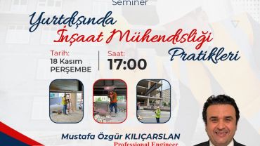 Yurtdışında İnşaat Mühendisliği Pratikleri